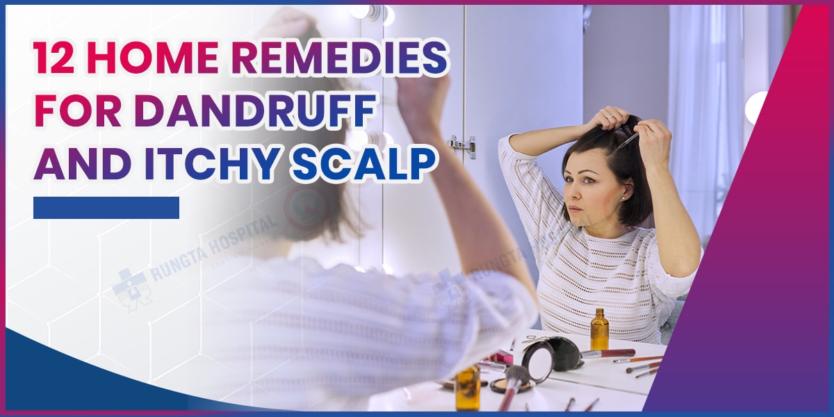 12 Home Remedies for Dandruff and Itchy Scalp-min