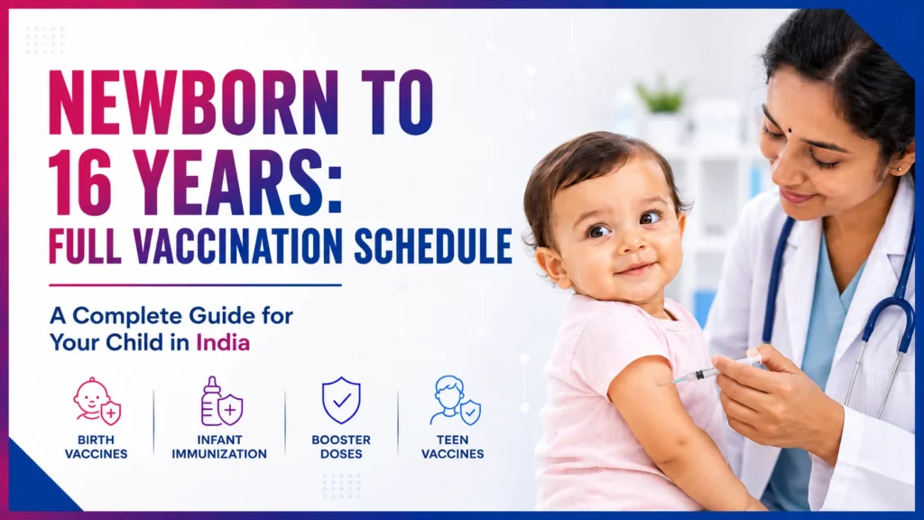 Full vaccination guide for Indian children